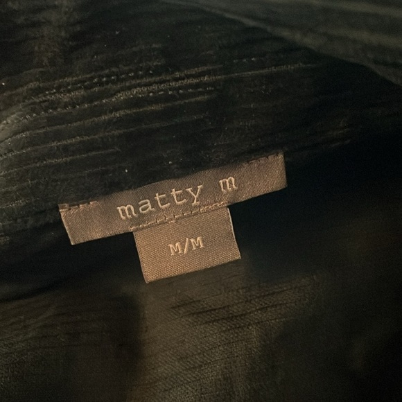 Matty M Ladies' Corduroy Shirt Jacket - Emerald - medium - Picture 3 of 3